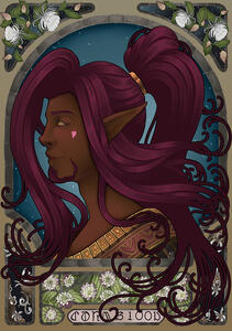 FFXIV Elezen Art Nouveau